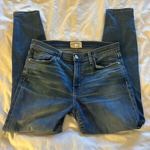 Current/Elliott Jeans 32 high waist stiletto medium wash